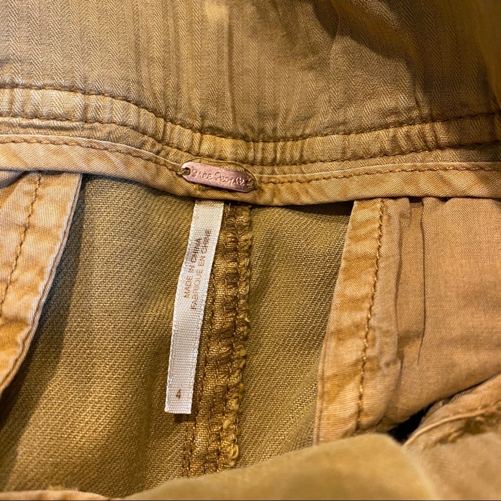 Free People Caramel High-Rise Cropped Pants - Picture 9 of 10